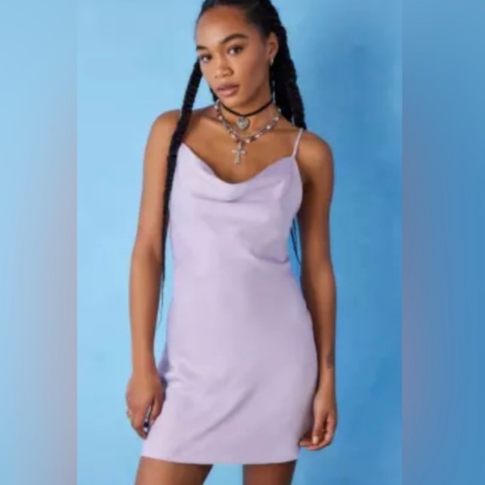 Urban Outfitters Lilac Mallory Cowl Slip Dress NWT size small/4